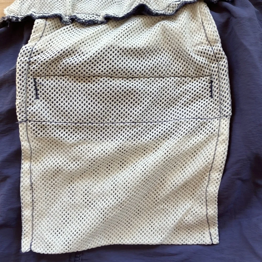White Sierra M Men’s Swim Trunks Slate Blue Lined 4 Pockets Elastic Drawstring